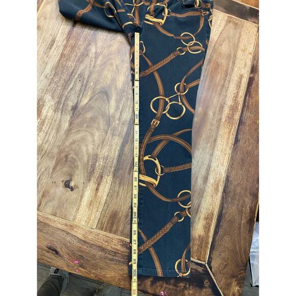 Lauren Ralph Lauren Women's Bridle Belting Equestrian Modern Skinny Jeans Size10 - Picture 3 of 6